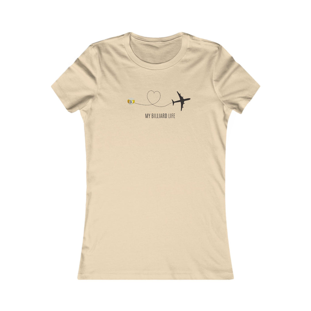 Love - 9 Ball - Billiard Life - Women's Fitted Tee - BFLY BILLIARDS