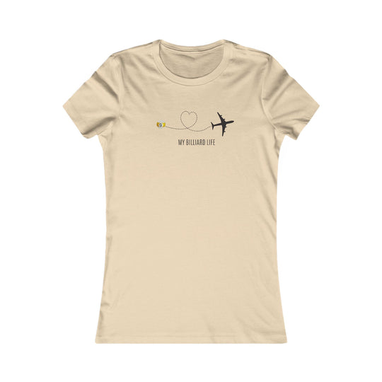 Love - 9 Ball - Billiard Life - Women's Fitted Tee - BFLY BILLIARDS