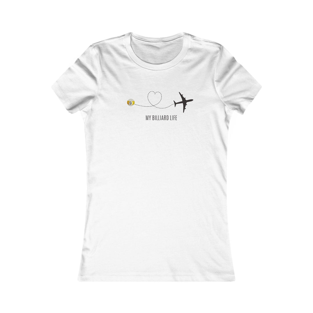 Love - 9 Ball - Billiard Life - Women's Fitted Tee - BFLY BILLIARDS