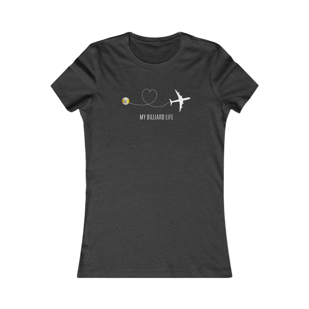 Love - 9 Ball - Billiard Life - Women's Fitted Tee - BFLY BILLIARDS