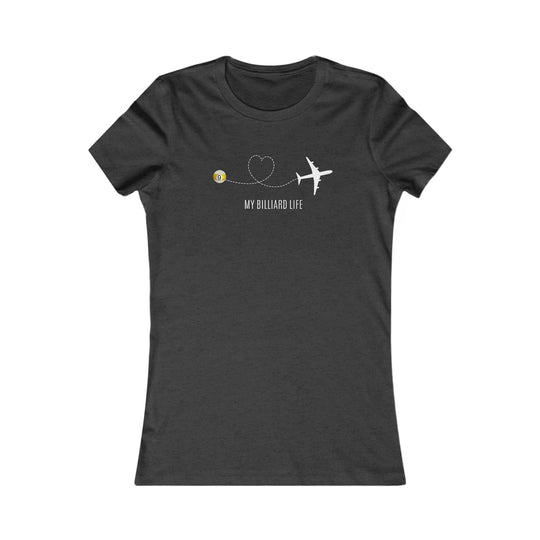 Love - 9 Ball - Billiard Life - Women's Fitted Tee - BFLY BILLIARDS