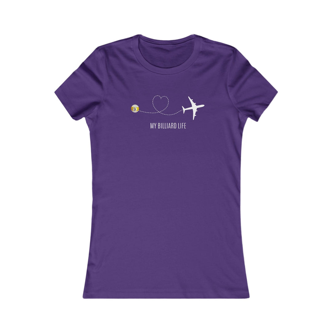 Love - 9 Ball - Billiard Life - Women's Fitted Tee - BFLY BILLIARDS