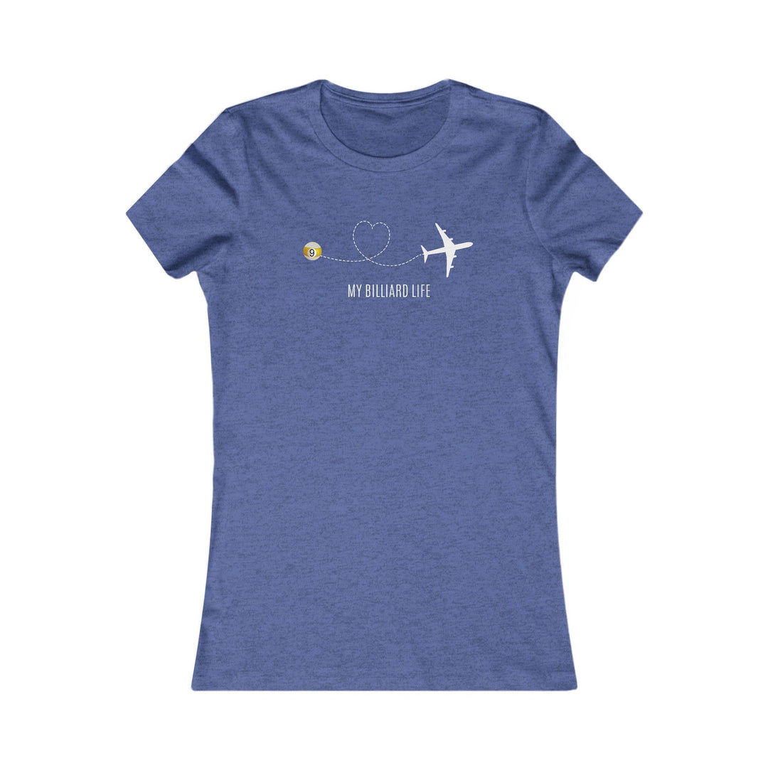 Love - 9 Ball - Billiard Life - Women's Fitted Tee - BFLY BILLIARDS