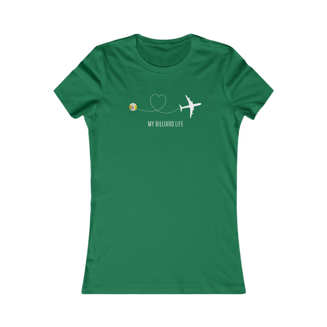 Love - 9 Ball - Billiard Life - Women's Fitted Tee - BFLY BILLIARDS
