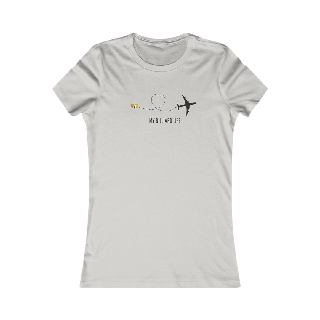 Love - 9 Ball - Billiard Life - Women's Fitted Tee - BFLY BILLIARDS