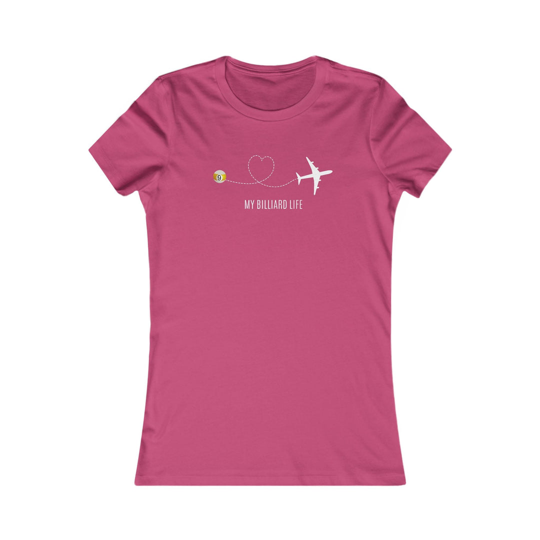 Love - 9 Ball - Billiard Life - Women's Fitted Tee - BFLY BILLIARDS