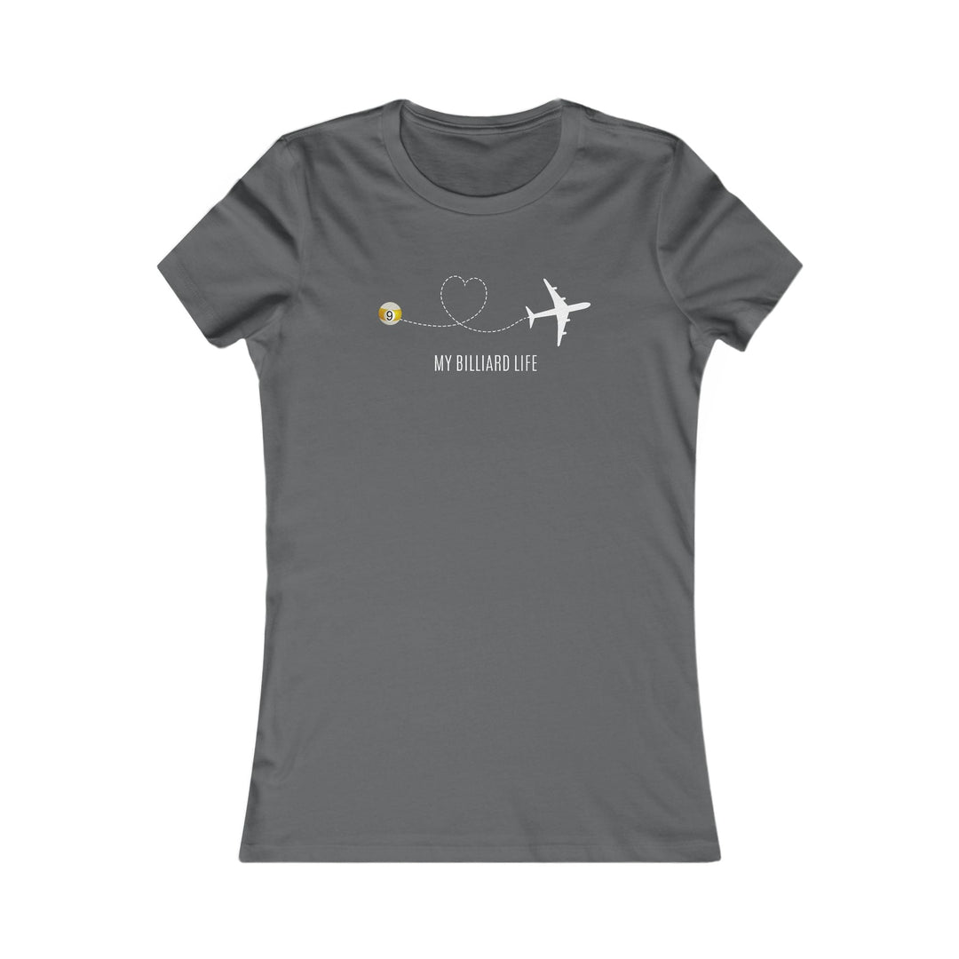 Love - 9 Ball - Billiard Life - Women's Fitted Tee - BFLY BILLIARDS