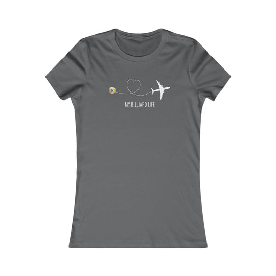Love - 9 Ball - Billiard Life - Women's Fitted Tee - BFLY BILLIARDS