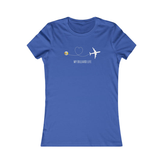 Love - 9 Ball - Billiard Life - Women's Fitted Tee - BFLY BILLIARDS