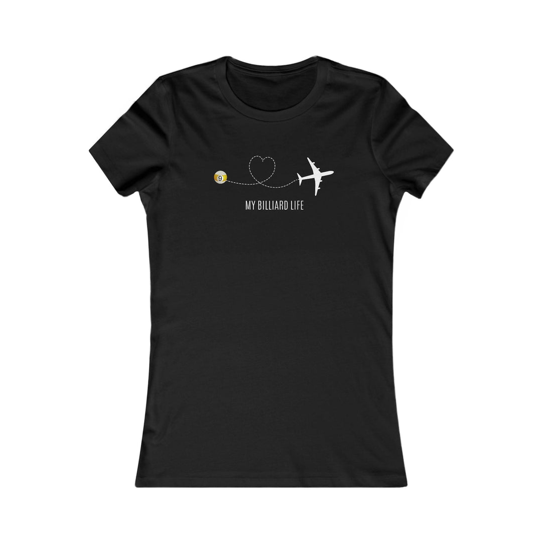 Love - 9 Ball - Billiard Life - Women's Fitted Tee - BFLY BILLIARDS