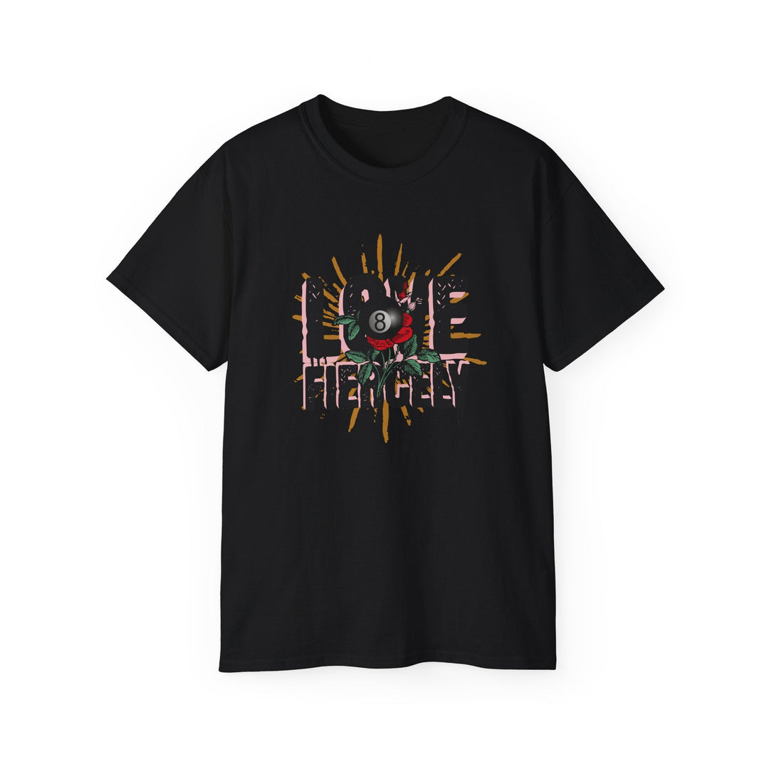 Love Fiercely - 8 Ball - Unisex Cotton T-Shirt - BFLY BILLIARDS