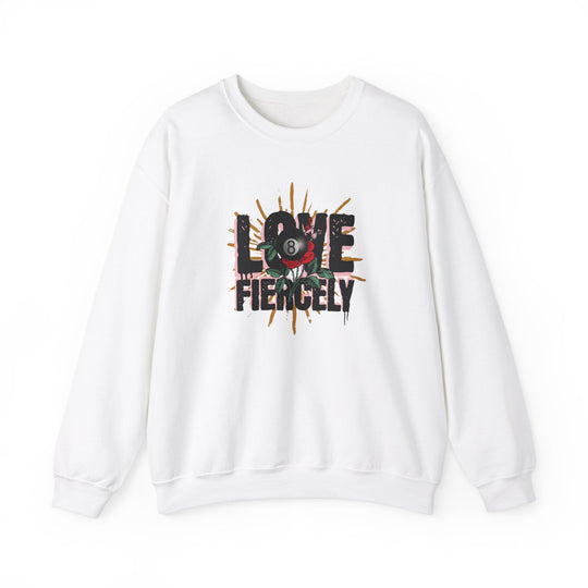 Love Fiercely - 8 Ball - Unisex Crewneck Sweatshirt - BFLY BILLIARDS