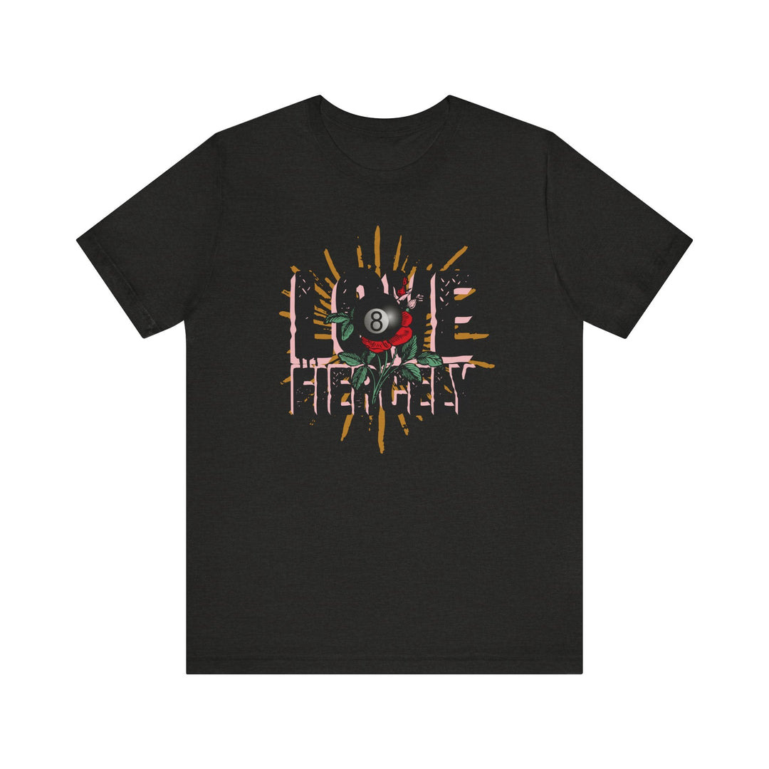 Love Fiercely - 8 Ball - Unisex Softstyle Tee - BFLY BILLIARDS