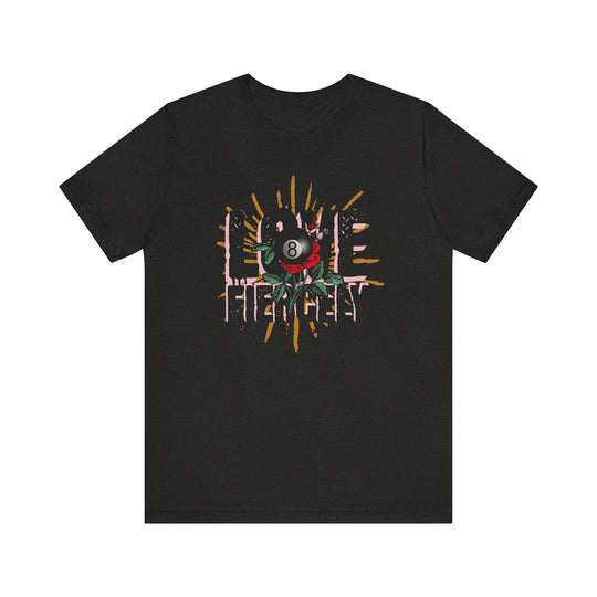 Love Fiercely - 8 Ball - Unisex Softstyle Tee - BFLY BILLIARDS