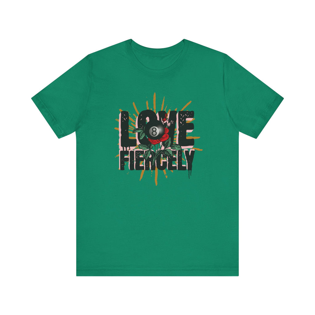 Love Fiercely - 8 Ball - Unisex Softstyle Tee - BFLY BILLIARDS
