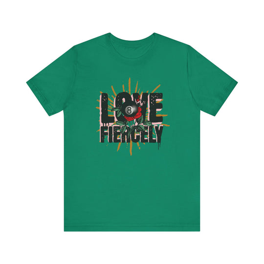 Love Fiercely - 8 Ball - Unisex Softstyle Tee - BFLY BILLIARDS
