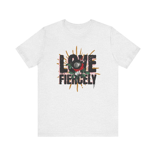 Love Fiercely - 8 Ball - Unisex Softstyle Tee - BFLY BILLIARDS