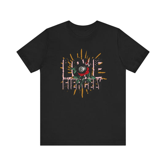 Love Fiercely - 8 Ball - Unisex Softstyle Tee - BFLY BILLIARDS
