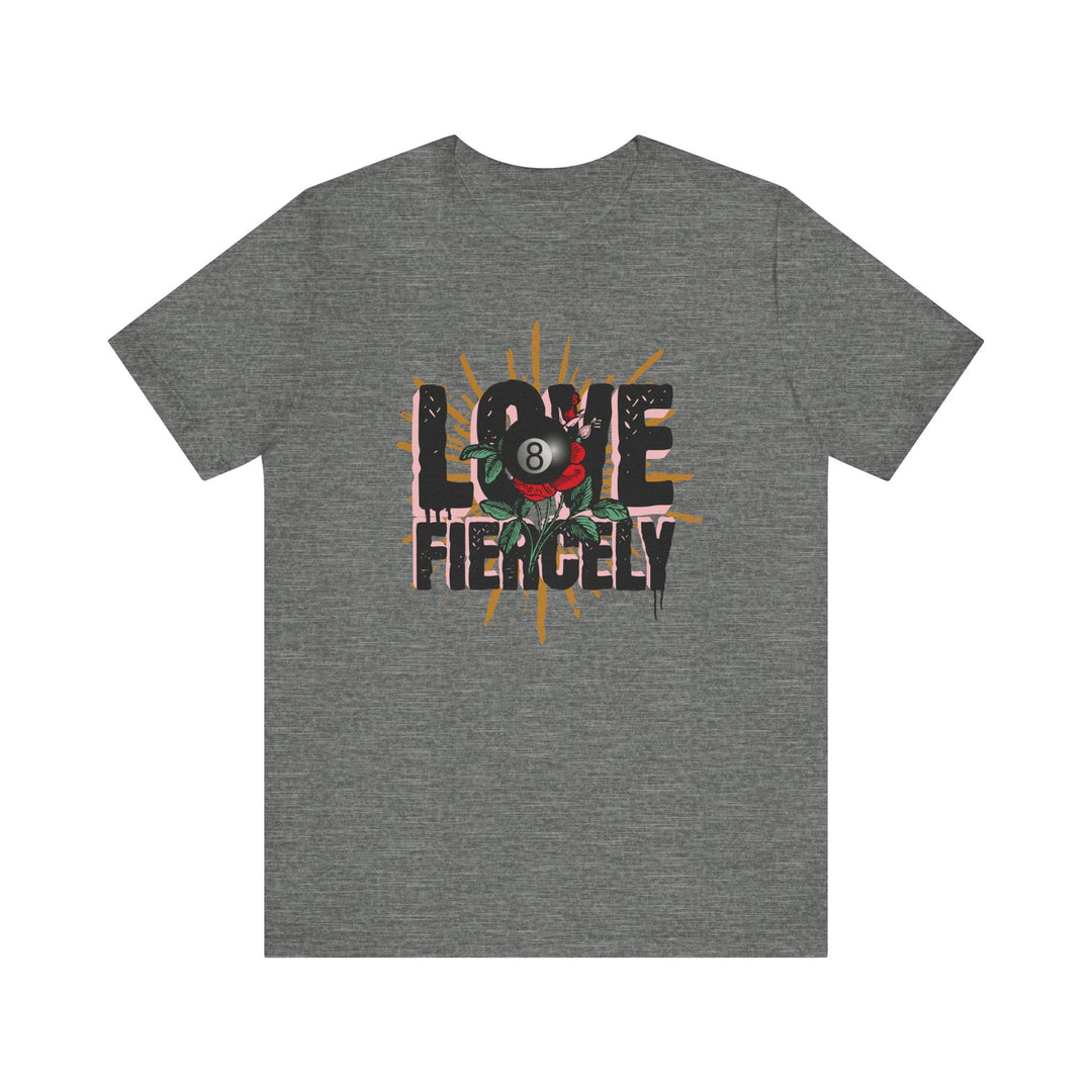 Love Fiercely - 8 Ball - Unisex Softstyle Tee - BFLY BILLIARDS