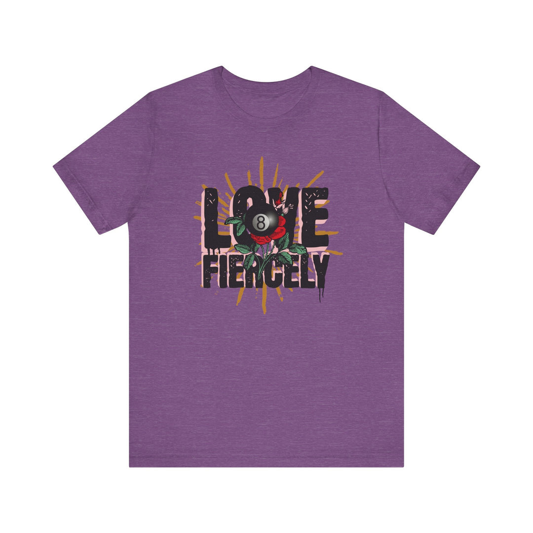 Love Fiercely - 8 Ball - Unisex Softstyle Tee - BFLY BILLIARDS