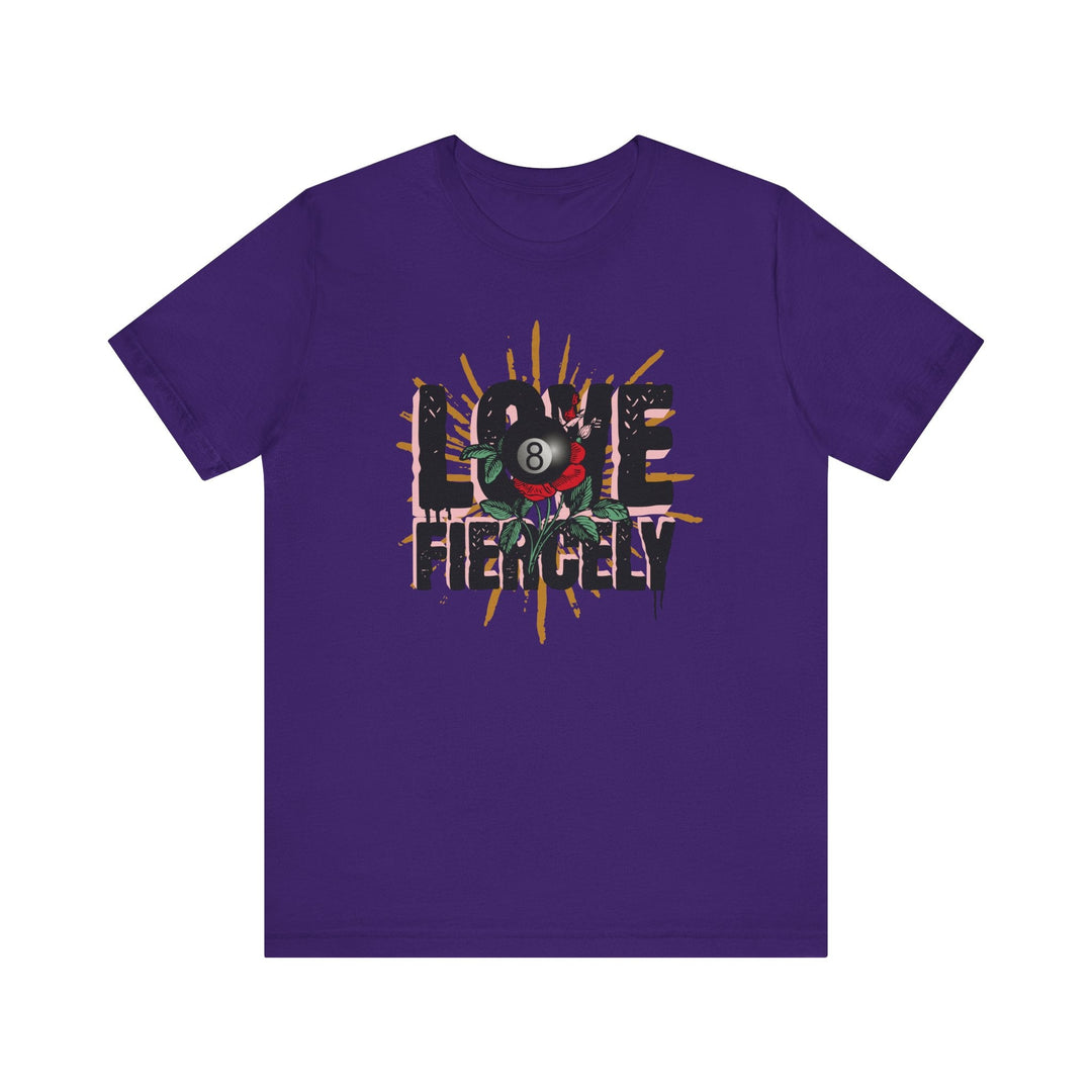 Love Fiercely - 8 Ball - Unisex Softstyle Tee - BFLY BILLIARDS