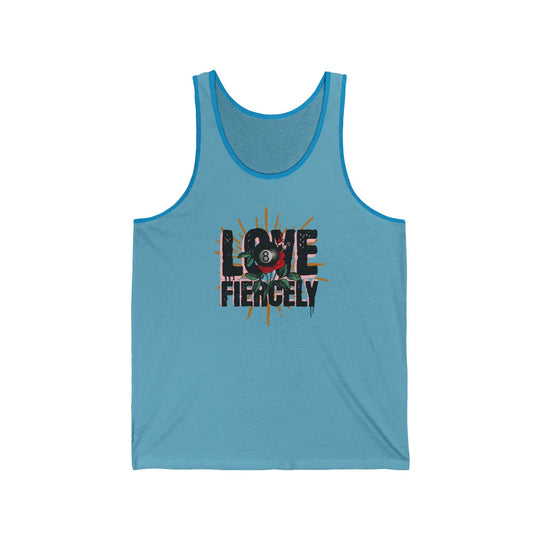 Love Fiercely - 8 Ball - Unisex Tank Top - BFLY BILLIARDS