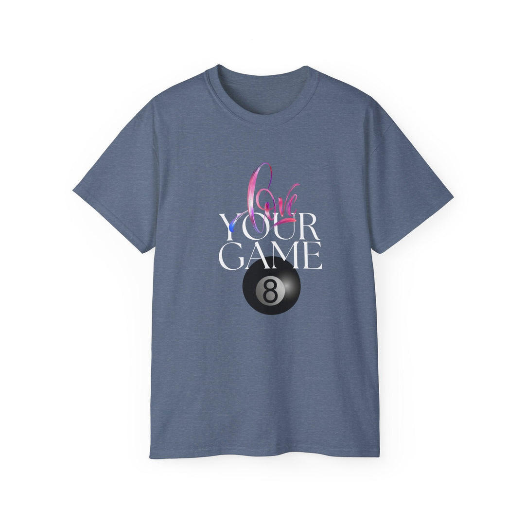 Love Your Game - 8 Ball - Unisex Cotton T-Shirt - BFLY BILLIARDS