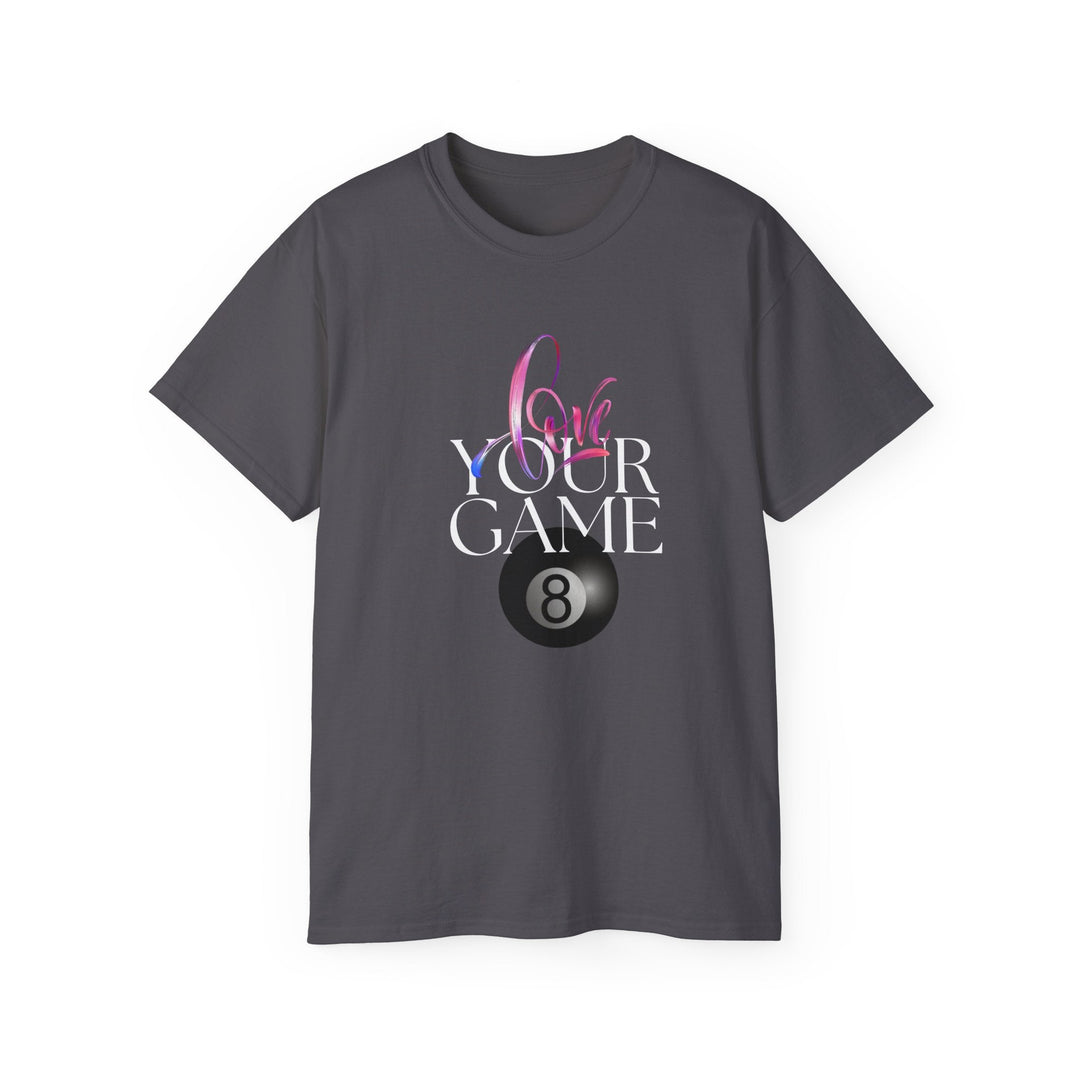 Love Your Game - 8 Ball - Unisex Cotton T-Shirt - BFLY BILLIARDS