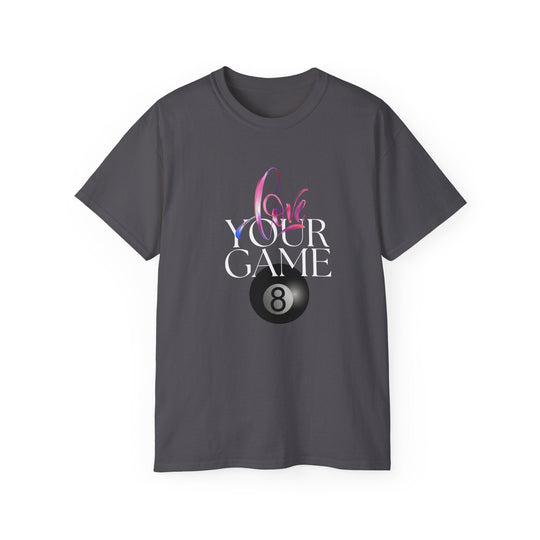 Love Your Game - 8 Ball - Unisex Cotton T-Shirt - BFLY BILLIARDS