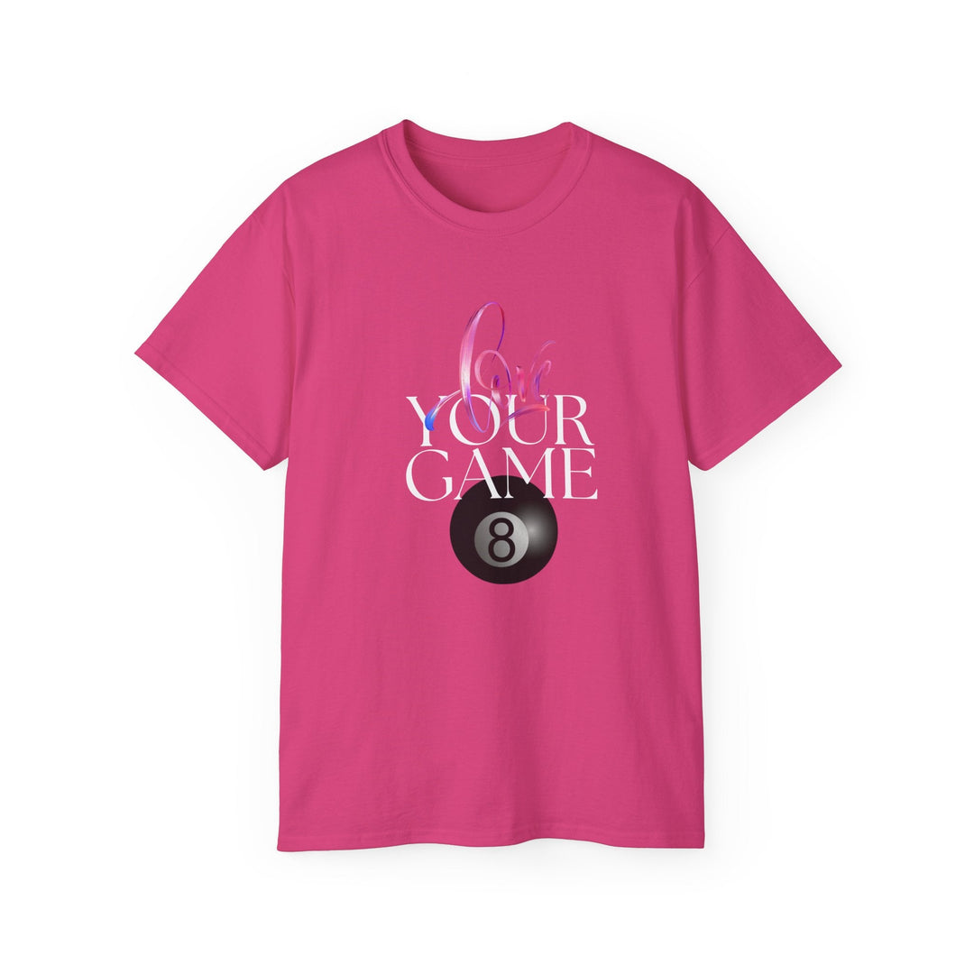 Love Your Game - 8 Ball - Unisex Cotton T-Shirt - BFLY BILLIARDS