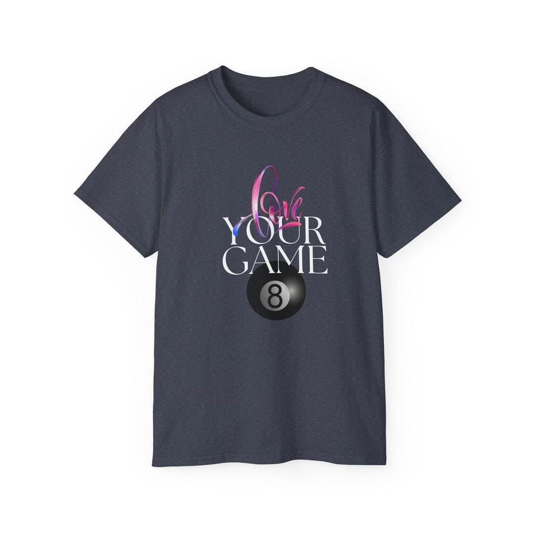 Love Your Game - 8 Ball - Unisex Cotton T-Shirt - BFLY BILLIARDS
