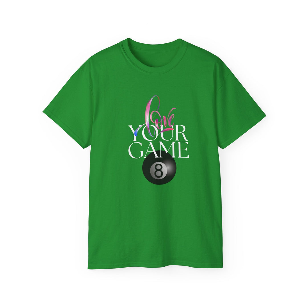 Love Your Game - 8 Ball - Unisex Cotton T-Shirt - BFLY BILLIARDS