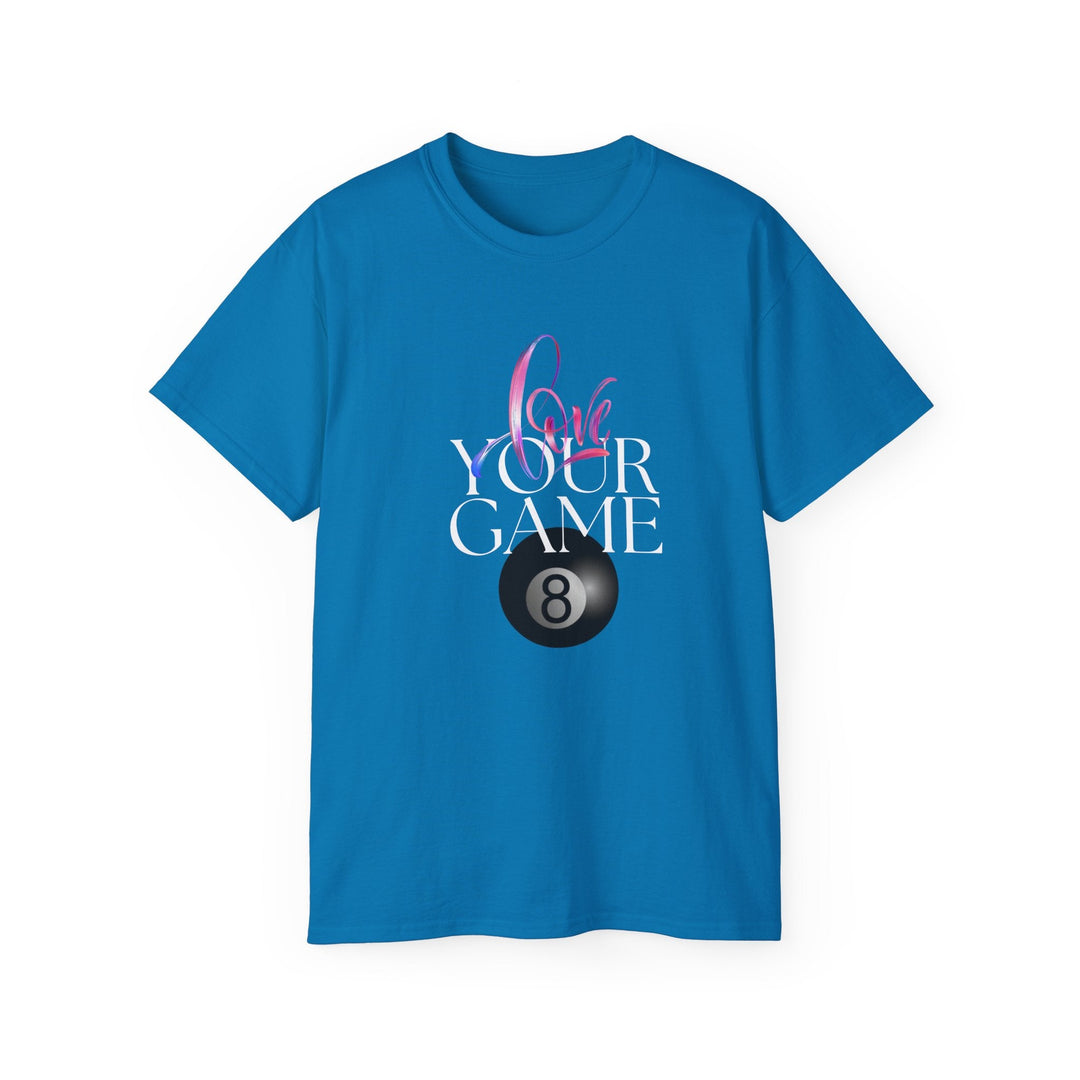 Love Your Game - 8 Ball - Unisex Cotton T-Shirt - BFLY BILLIARDS