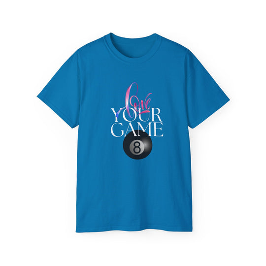 Love Your Game - 8 Ball - Unisex Cotton T-Shirt - BFLY BILLIARDS