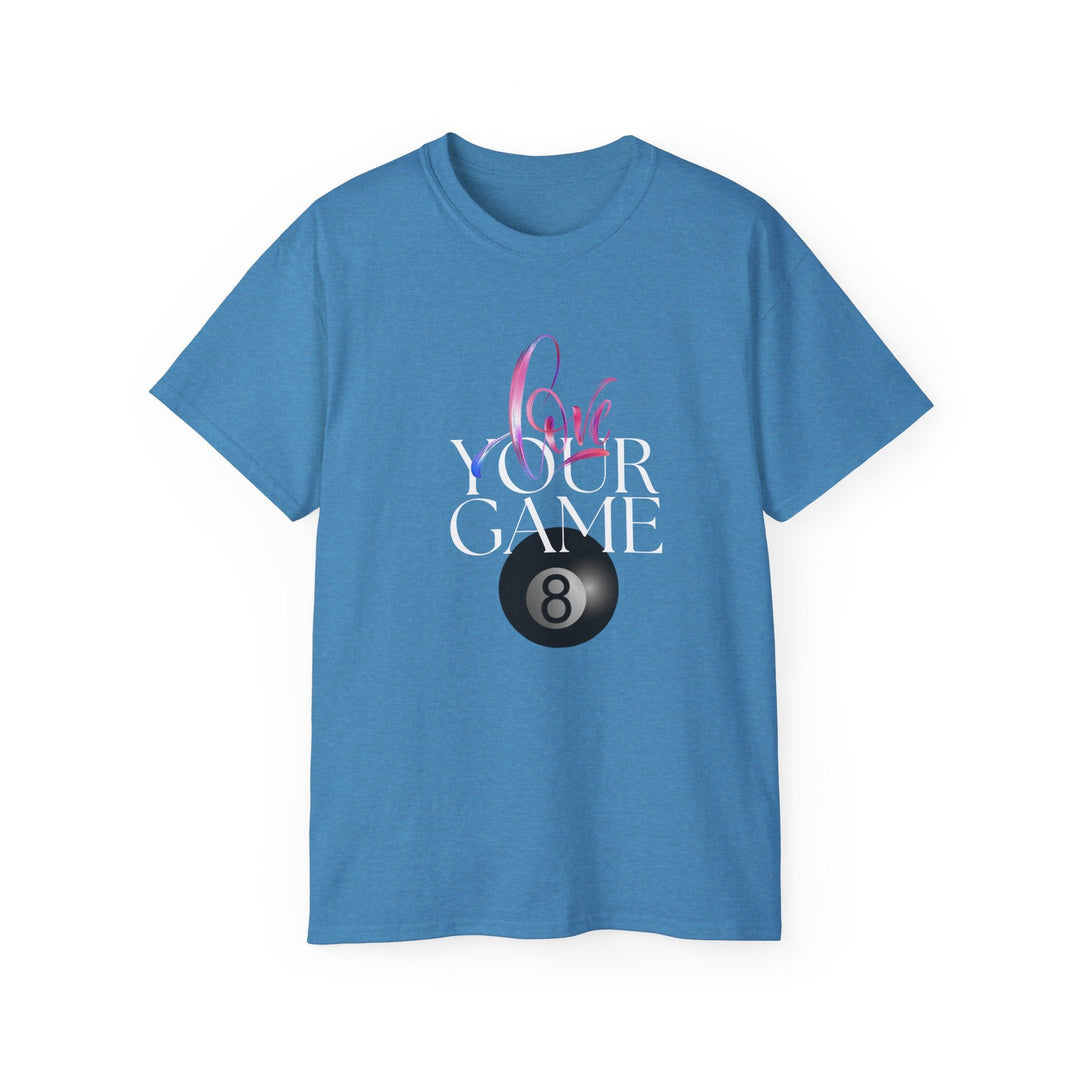 Love Your Game - 8 Ball - Unisex Cotton T-Shirt - BFLY BILLIARDS