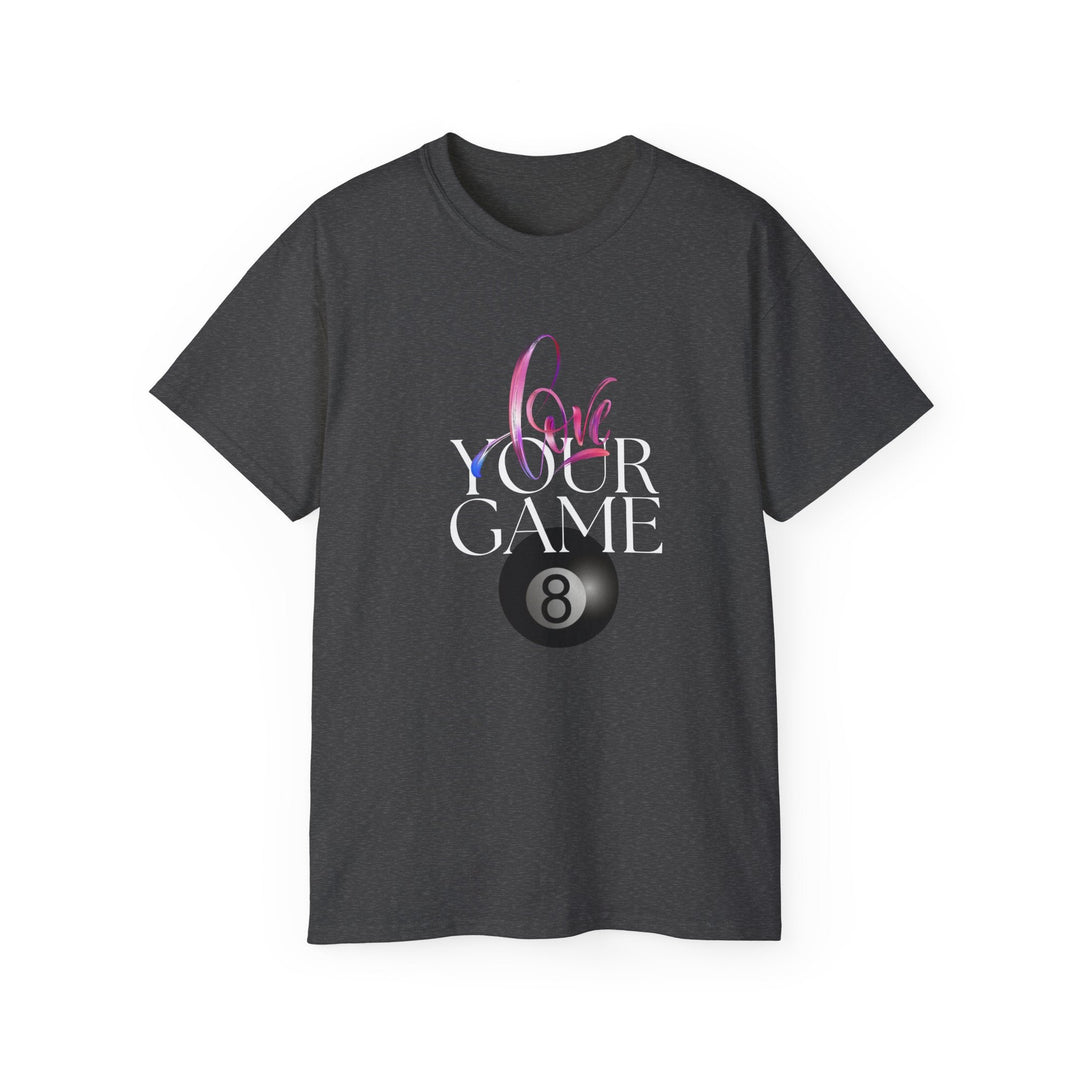 Love Your Game - 8 Ball - Unisex Cotton T-Shirt - BFLY BILLIARDS