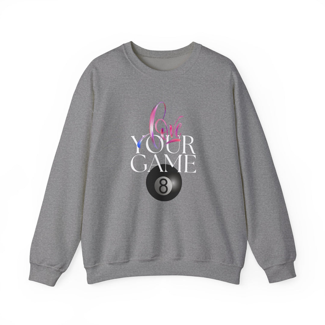 Love Your Game - 8 Ball - Unisex Crewneck Sweatshirt - BFLY BILLIARDS