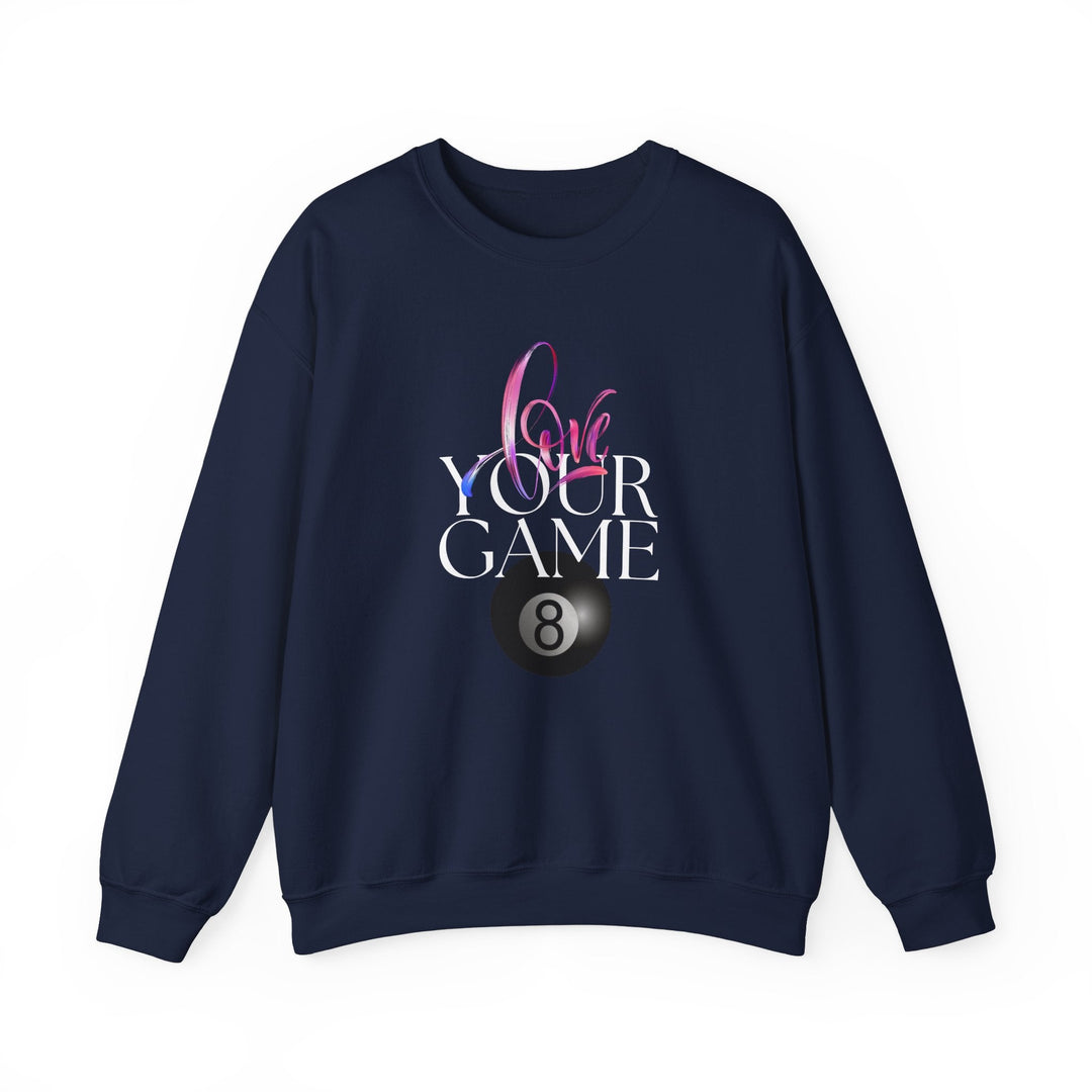 Love Your Game - 8 Ball - Unisex Crewneck Sweatshirt - BFLY BILLIARDS