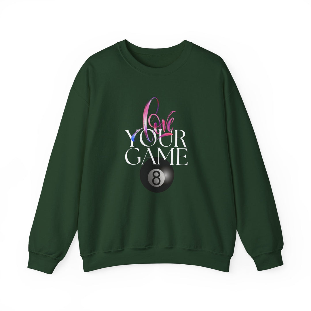 Love Your Game - 8 Ball - Unisex Crewneck Sweatshirt - BFLY BILLIARDS