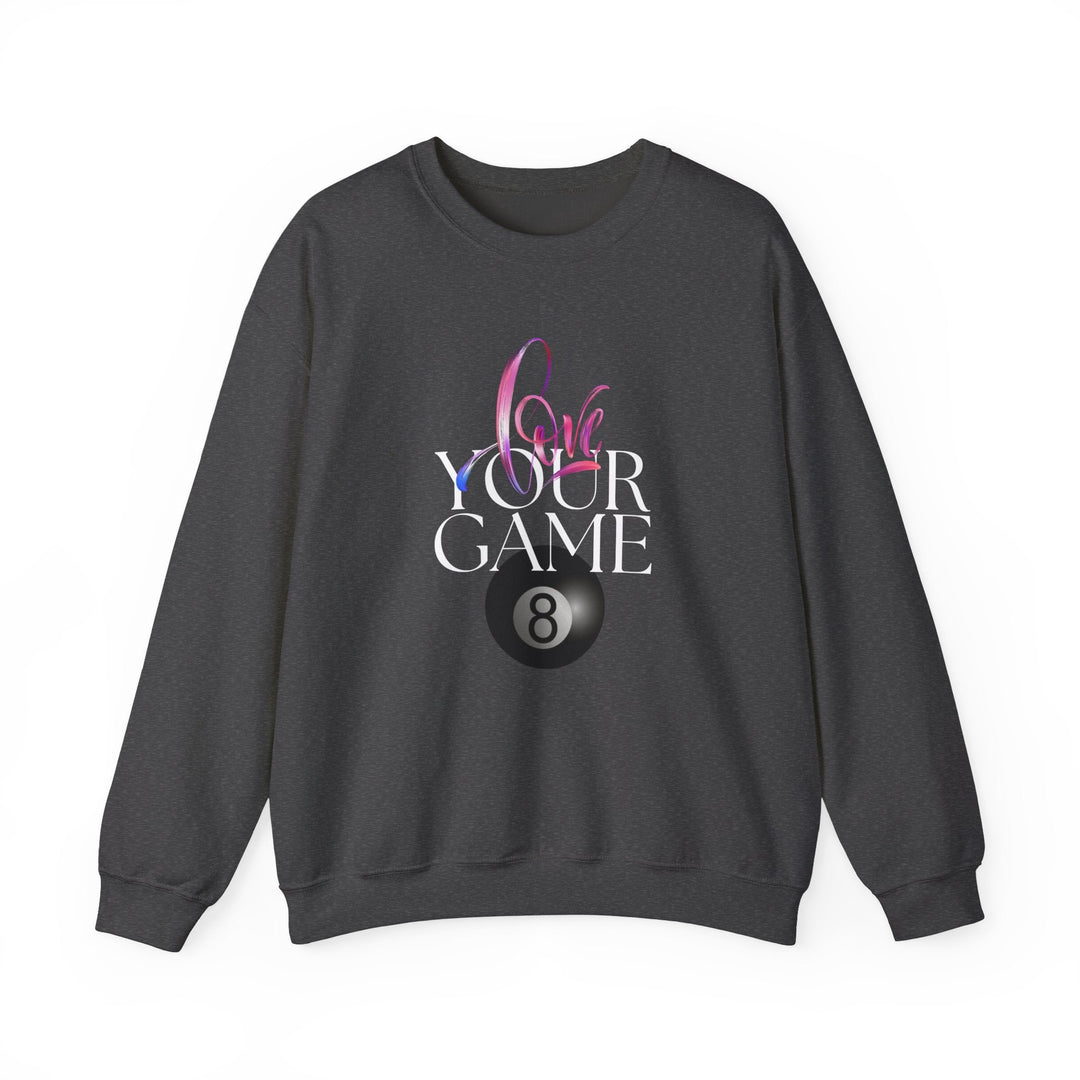 Love Your Game - 8 Ball - Unisex Crewneck Sweatshirt - BFLY BILLIARDS