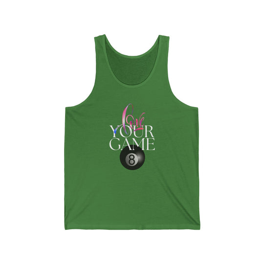 Love Your Game - 8 Ball - Unisex Tank Top - BFLY BILLIARDS