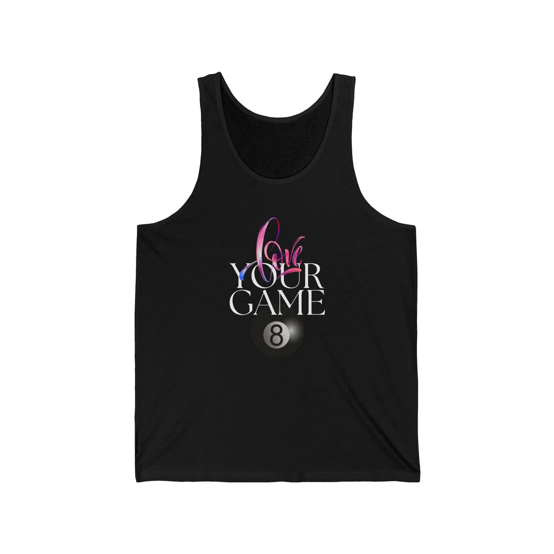 Love Your Game - 8 Ball - Unisex Tank Top - BFLY BILLIARDS