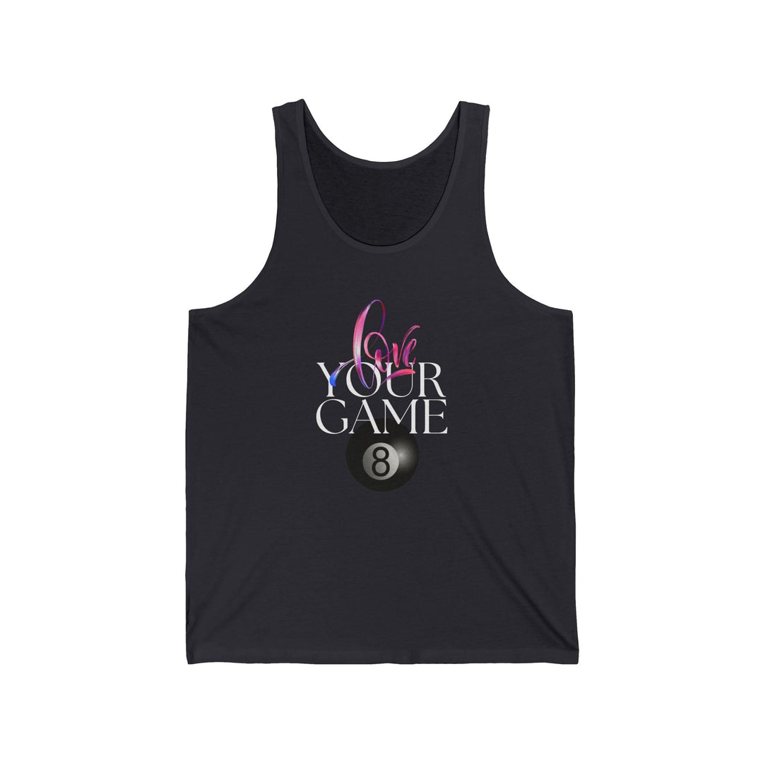 Love Your Game - 8 Ball - Unisex Tank Top - BFLY BILLIARDS