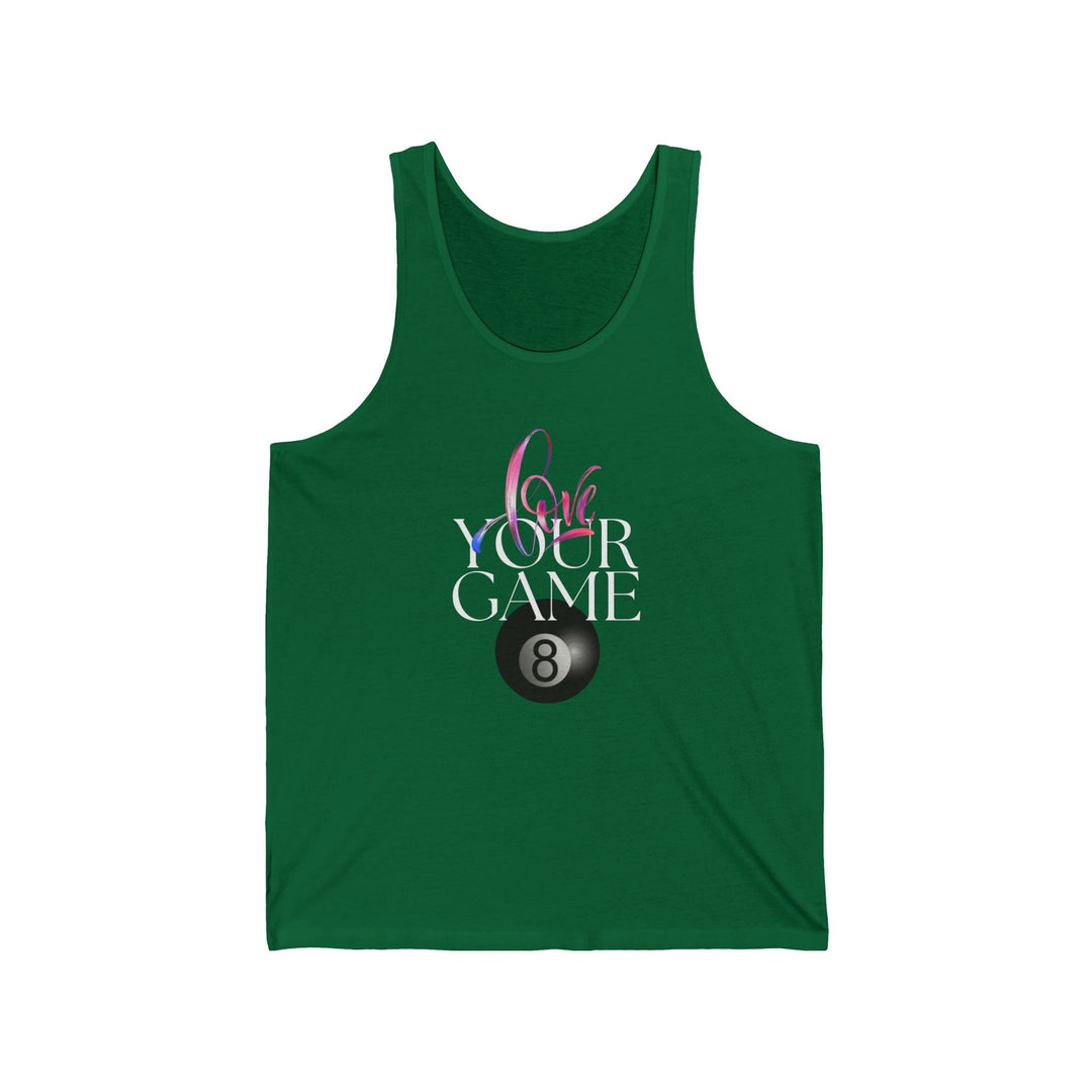 Love Your Game - 8 Ball - Unisex Tank Top - BFLY BILLIARDS