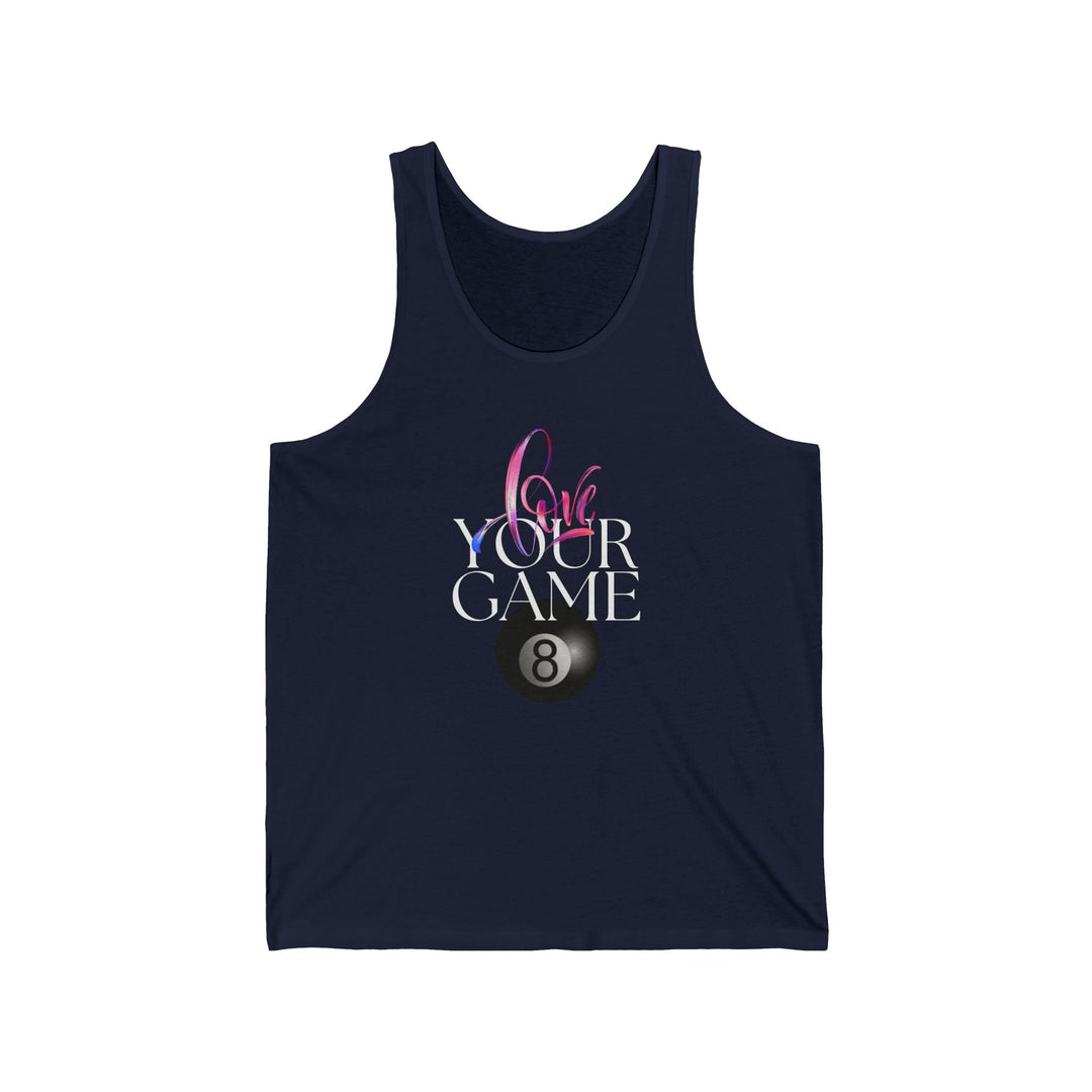 Love Your Game - 8 Ball - Unisex Tank Top - BFLY BILLIARDS