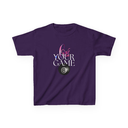 Love Your Game - 8 Ball - Youth Cotton Tee - BFLY BILLIARDS