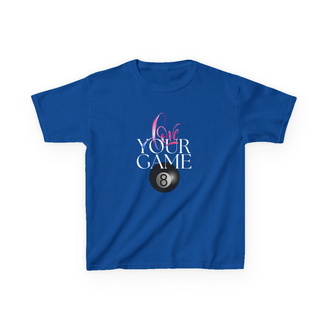 Love Your Game - 8 Ball - Youth Cotton Tee - BFLY BILLIARDS