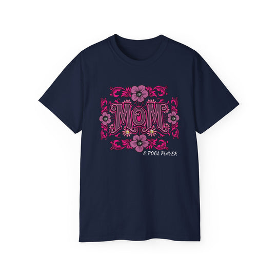 Mom and Pool Player - Unisex Cotton T-Shirt - BFLY BILLIARDS