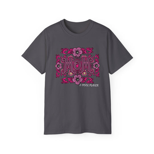 Mom and Pool Player - Unisex Cotton T-Shirt - BFLY BILLIARDS