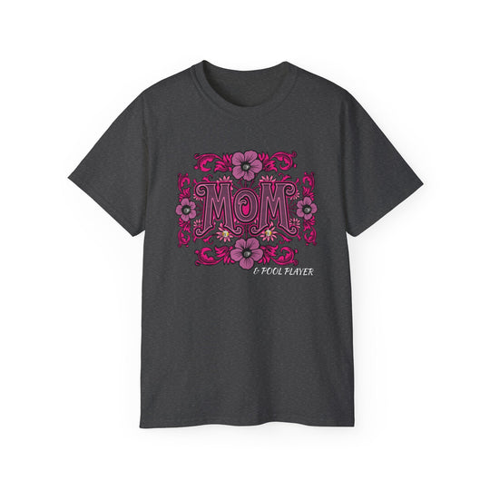 Mom and Pool Player - Unisex Cotton T-Shirt - BFLY BILLIARDS